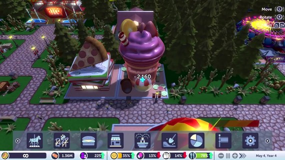 RollerCoaster Tycoon Adventures mieri na Switch