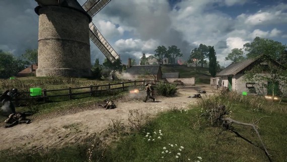 Self learning AI ukážka na Battlefielde 1