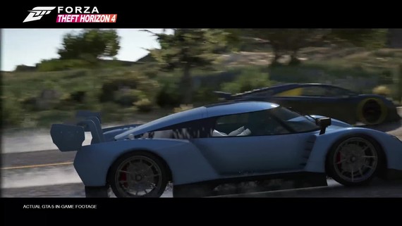 Forza Horizon 4 trailer recreated in GTA 5