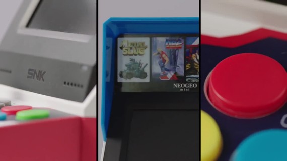 NeoGeo opäť predvádza svoj mini automat NeoGeo Mini