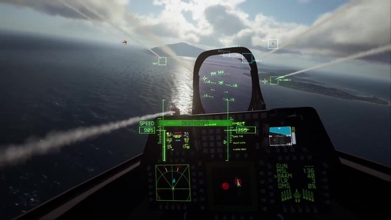 Ace Combat 7 - VR gameplay