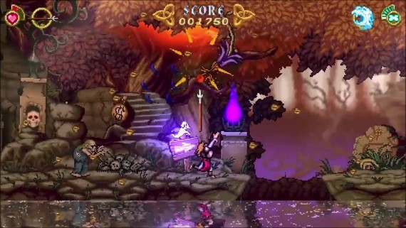 Battle Princess Madelyn ukazuje Arcade režim