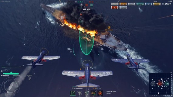 Nová verzia World of Warships prináša dynamickejšie útoky lietadlových lodí