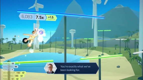 Future Grind pon�kne svojsk� farebn� jazdu vo futuristickom �porte