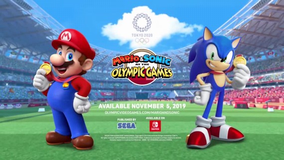 Mario & Sonic at the Olympic Games Tokyo 2020 pon�ka gameplay