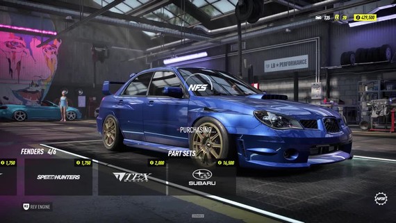 NFS Heat - Subaru Impreza customization