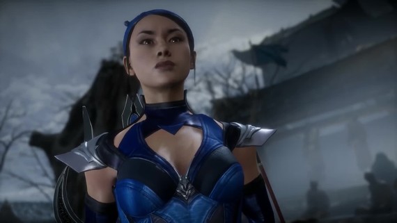 Mortal Kombat 11 - Kitana sa predv�dza v s�boji s D'Vorah