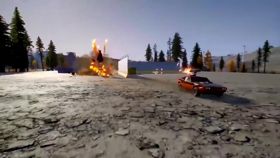 Battle Royale s autami, notmycar, ak odvnych jazdcov na Steame