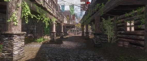 Ukážka Skyrimu s raytracingom cez Reshade