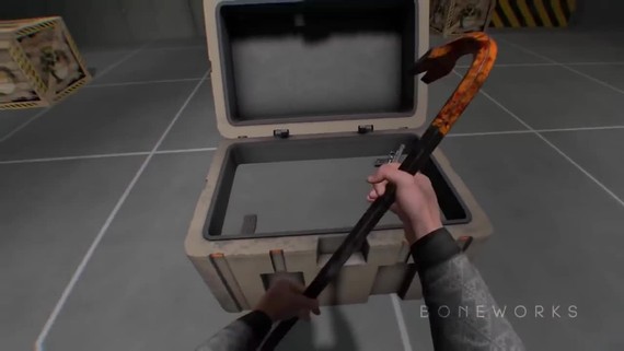 Boneworks gameplay z Valve Index VR headsetu