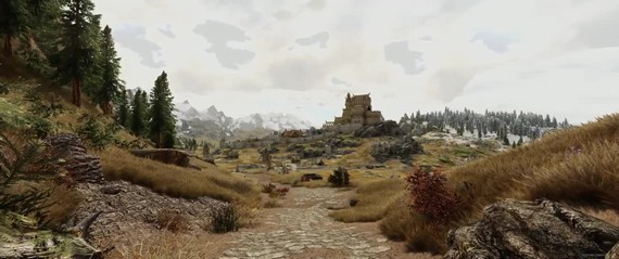 Ukážka Skyrimu s Ruby ENB modom