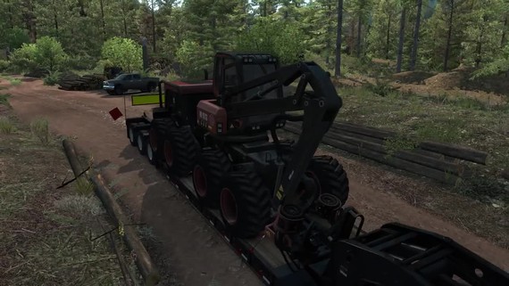 American Truck Simulator smeruje do lesa v DLC Forest Machinery