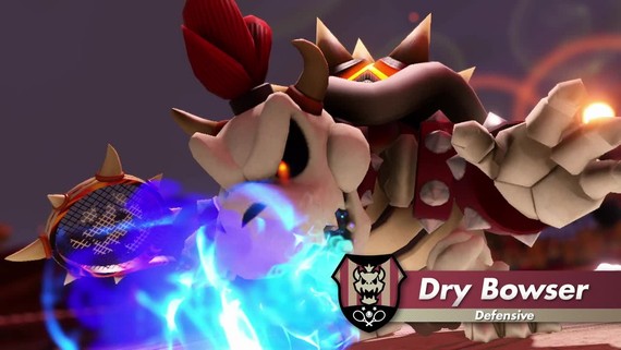 Dry Bowser je ďalšou postavou pre Mario Tennis Aces