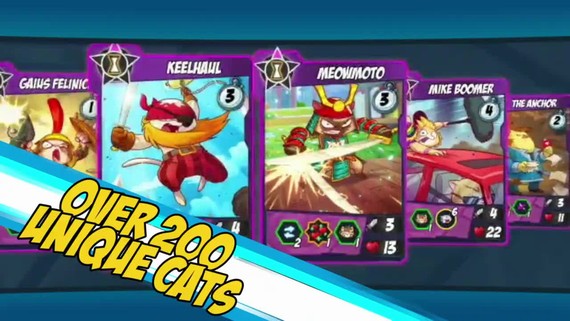 Tap Cats: Epic Card Battle vyloil na stl vetky karty s makami