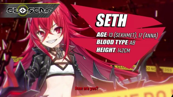 Do bojovky Closers vstúpi červenovláska Seth