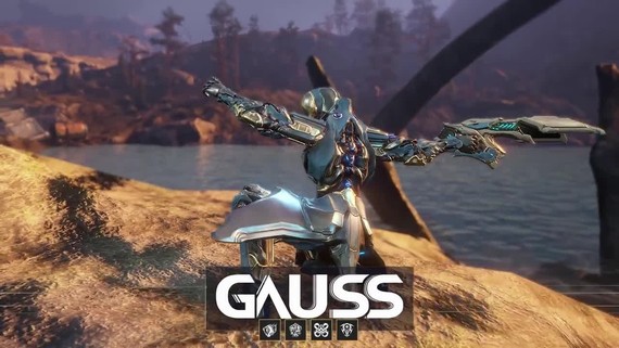 Do Warframe aj po vodnej hladine be kinetick bojovnk Gauss  