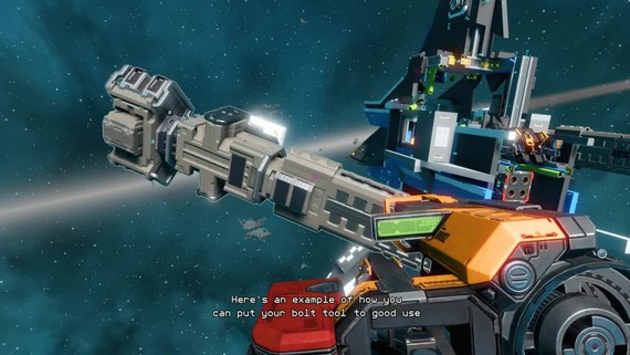 Starbase ukazuje nstroje