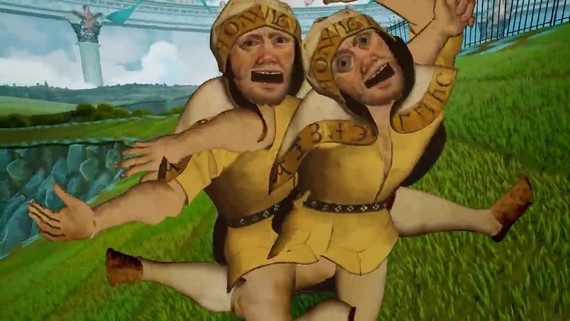 Rock of Ages 3 sa v prvej časti vývojárskeho denníka vracia k počiatkom série