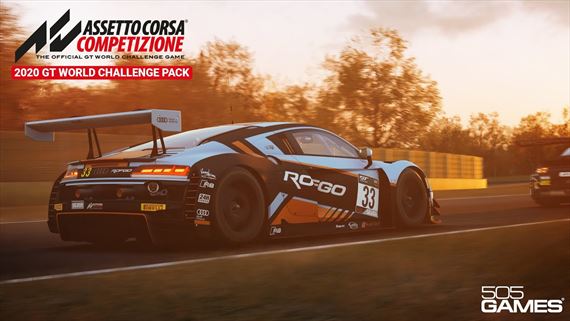 Assetto Corsa Competizione dostalo prídavok 2020 GT World Challenge