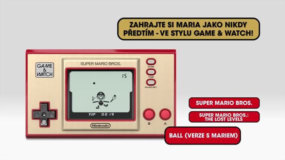 Game & Watch: Super Mario Bros. je už dostupný