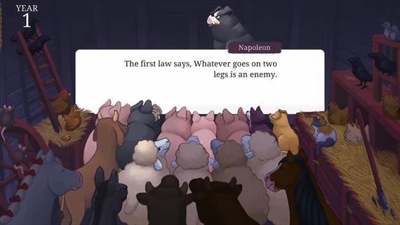 Orwell's Animal Farm už je vonku