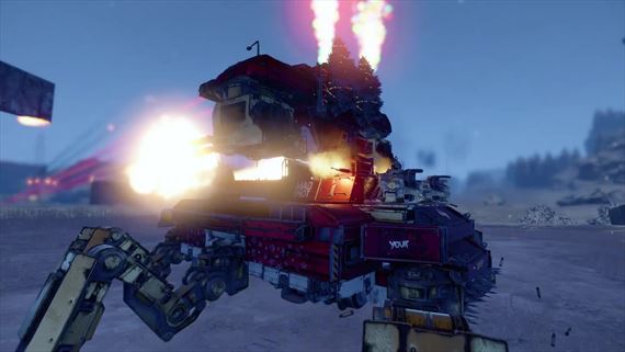 Crossout aktualizuje a prináša vianočnú jazdu Snowstorm