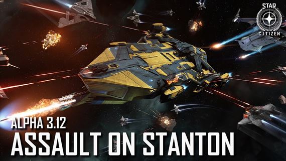Star Citizen alpha dost�va ve�k� update Assault on Stanton