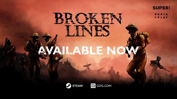 Vojnov RPG Broken Lines dnes vychdza