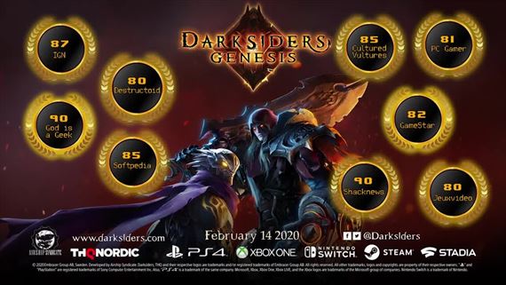 Darksiders Genesis rozseká a rozstrieľa démonov aj na konzolách