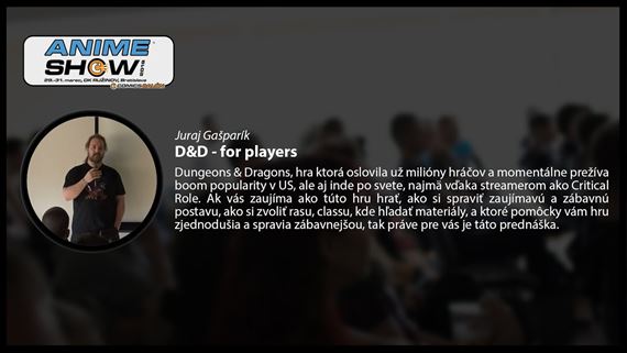Prednáška: D&D - for players