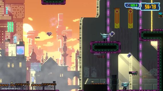 Kyberpunkov platformov hra Aeon Drive vstpi do alternatvnej Barcelony