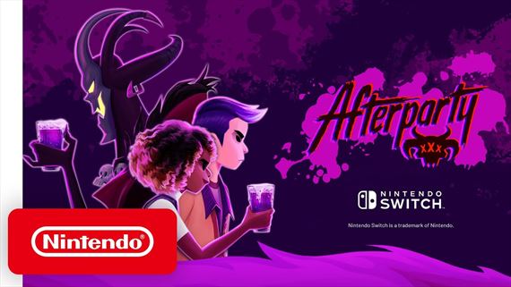 Pekelná adventúra Afterparty vyšla už aj na Switch