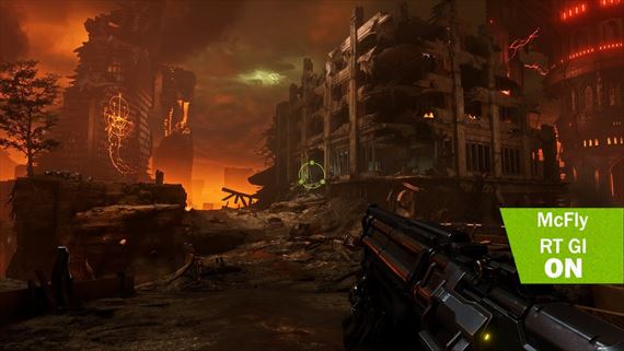 Doom Eternal - ukážka raytracingu cez Reshade