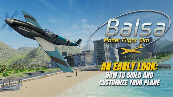 Balsa Model Flight Simulator ukazuje, ako sa stavia lietadlo
