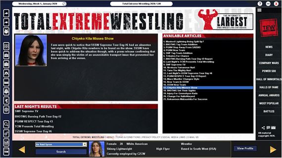 Total Extreme Wrestling 2020 už poslal do ringu zápasníkov
