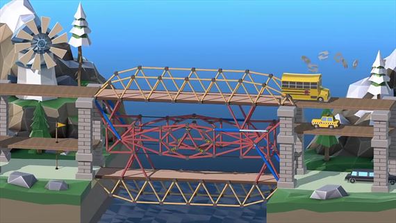 Poly Bridge 2 je vonku a stavia neobvykl� mosty