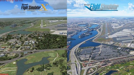 Porovnanie Flight Simulator X a Flight Simulator 2020