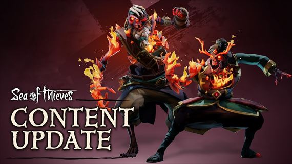 Sea of Thieves dostala nový update Ashen winds