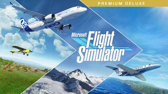 Flight Simulator ukazuje lietadl� a vymodelovan� letisk� v hre
