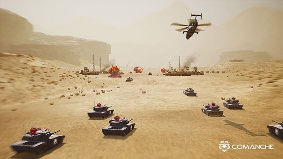 Comanche dostal v Early Access verzii u tret update