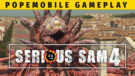 Serious Sam 4 ukazuje boj v papamobile