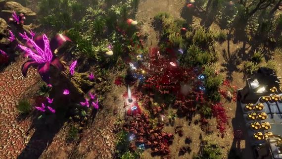 The Riftbreaker ukazuje stavanie základne