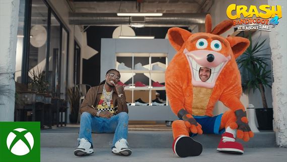 Reklama na Crash Bandicoot 4: It's About Time