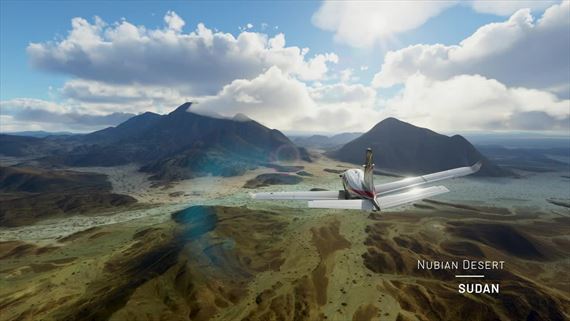 Flight Simulator pribli�uje kr�sy Afriky