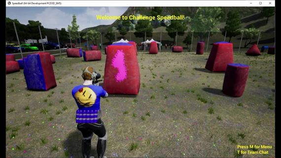 Challenge Speedball rozohral multiplayerov� paintball prestrelky 