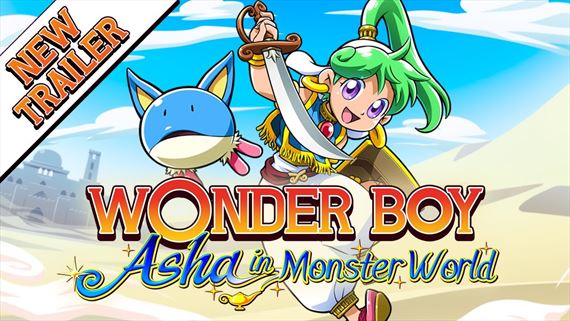 Wonder Boy: Asha in Monster World ukazuje svoju hrateľnosť