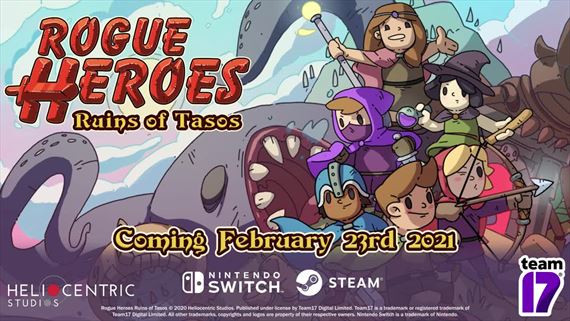 Kooperat�vna roguelite hra Rogue Heroes: Ruins of Tasos dostala d�tum vydania