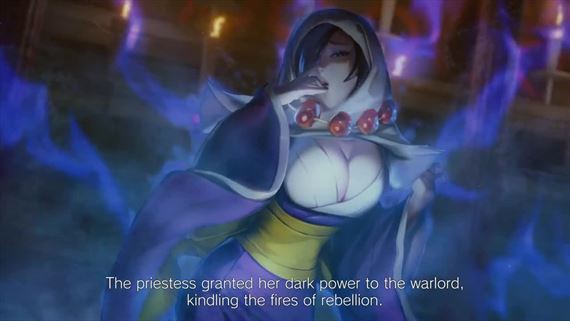 D�monick� kr�ovn� Oichi je novou postavou v hre Teppen