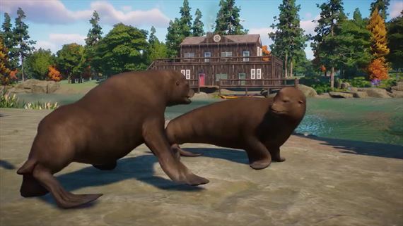 Planet Zoo u ponka balek so severoamerickmi zvieratami