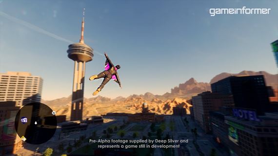 Saints Row ukazuje wingsuit